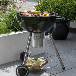 Norfolk Grills CORUS Charcoal Wheeled Kettle BBQ with Lid