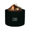 Happy Cocooning Round Fire Pit in Black