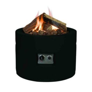 Happy Cocooning Round Fire Pit in Black