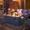 Happy Cocooning Rectangular Fire Pit in Grey