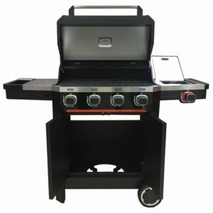Norfolk Grills ATLAS 400 Gas 4 Burner with Side Burner & Cabinet