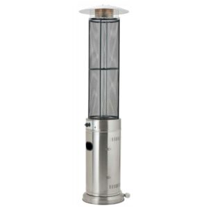 Lifestyle Silver Emporio 15KW Flame Patio Heater