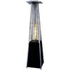 Lifestyle Black Tahiti II Pyramid 13KW Flame Patio Heater