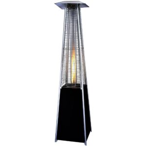 Lifestyle Black Tahiti II Pyramid 13KW Flame Patio Heater