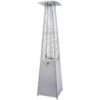 Lifestyle Silver Tahiti II Pyramid 13KW Flame Patio Heater