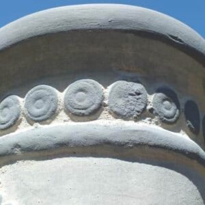 Azteca Mexican Chiminea in Bluey Grey (Extra Large)