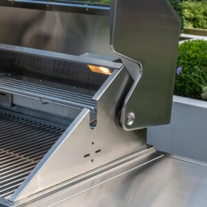 Norfolk Grills ABSOLUTE PRO Outdoor Kitchen 4 Burner Gas BBQ With Side Burner + Fridge and Sink